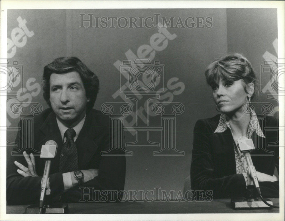 1979 Press Photo Peace Activists Tom Hayden - Historic Images