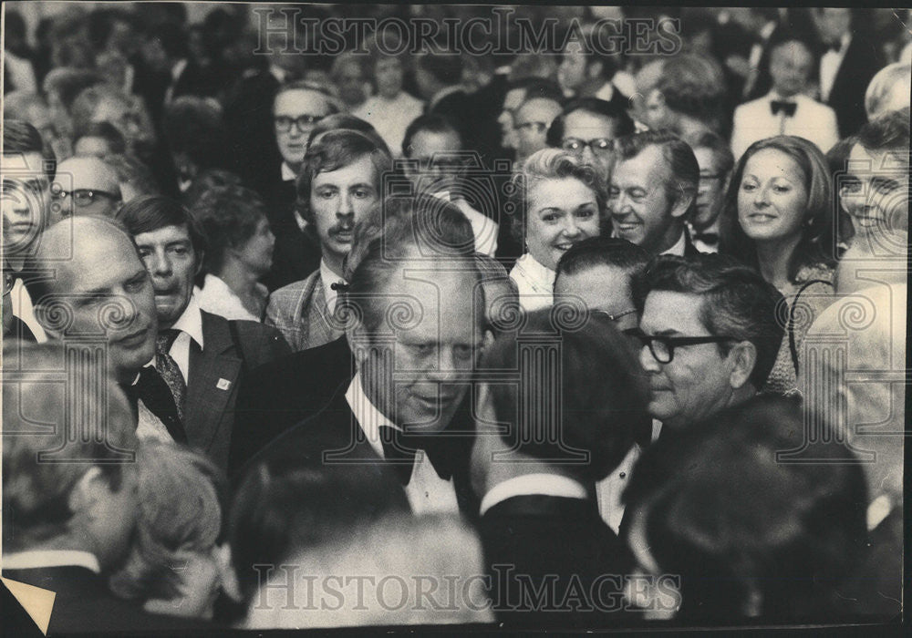 1975 Press Photo President Gerald R Ford - Historic Images