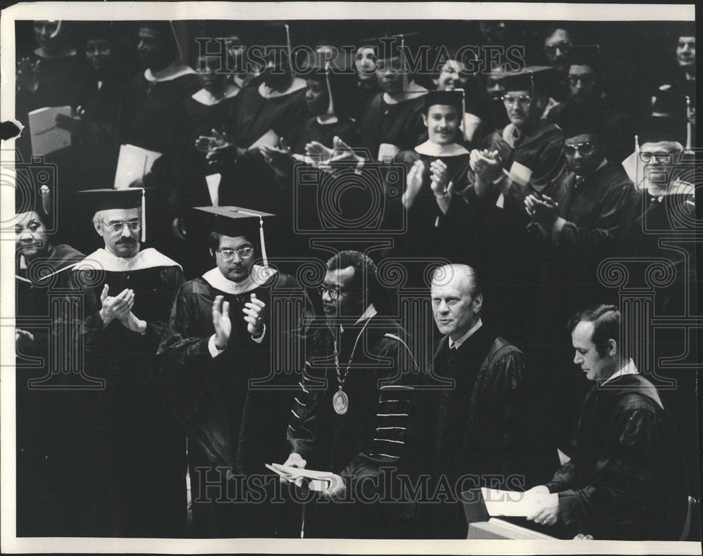 1975 Press Photo President Gerald Ford American Politician - Historic Images