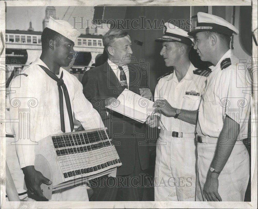 1959 Press Photo USS Joseph P Kennedy Jr, Merchmart - Historic Images