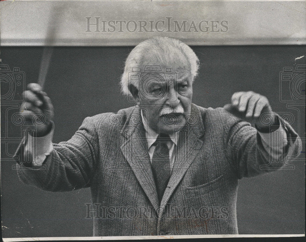 1975 Press Photo Arthur Fielder Conductor - Historic Images