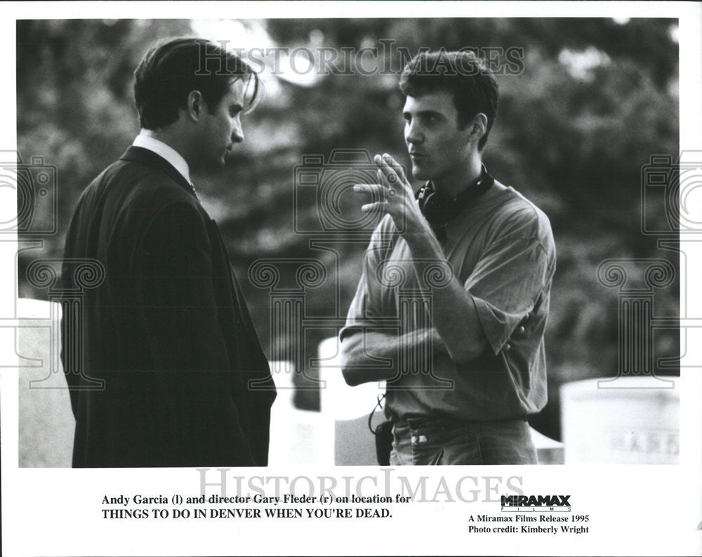 1996 Press Photo Andy Garcia  Gary Fleder Things to do Denver When You&#39;re Dead - Historic Images