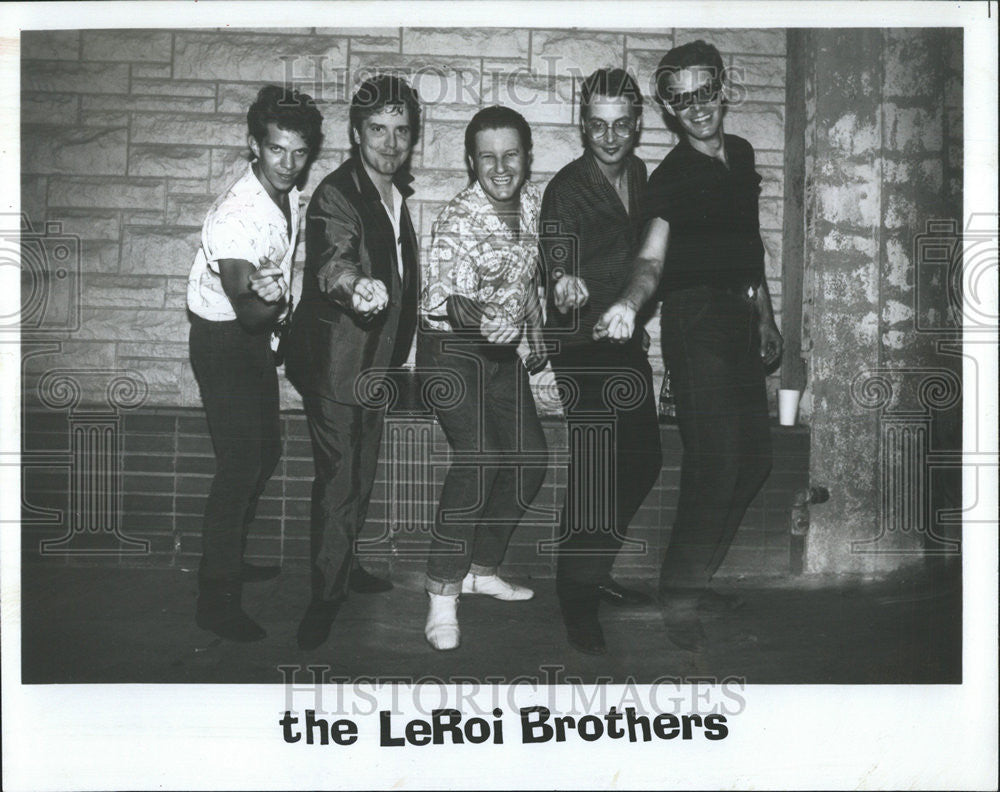 1984 Press Photo The LeRoi Brothers Rock Band - Historic Images