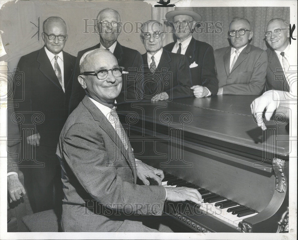 1959 Press Photo James Dubsky Harry S. Truman Look A Like Sheraton-Blackstone - Historic Images