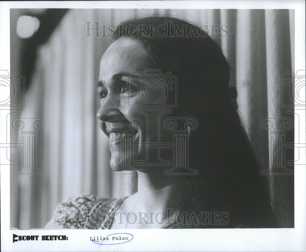 1974 Press Photo Lilias Folan Actress - Historic Images