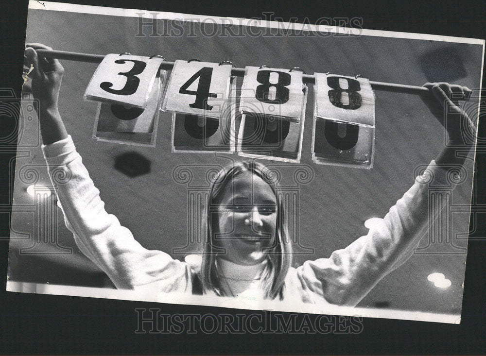 1968 Press Photo Hindsale central ace John Kinsella Indian Relays trier East - Historic Images