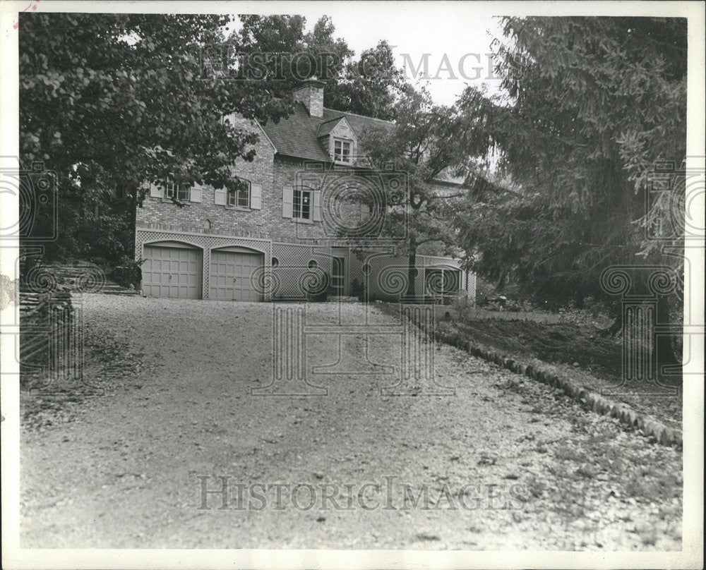 1943 Press Photo De Tarnowsky Home Barrington Illinois - Historic Images