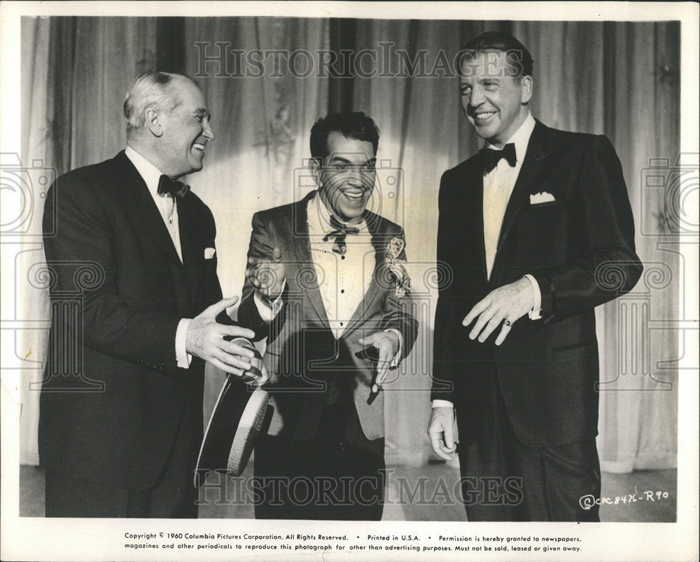 1963 Press Photo Maurice Chevalier Cantinflas and Dan Dailey Mimi Pope - Historic Images