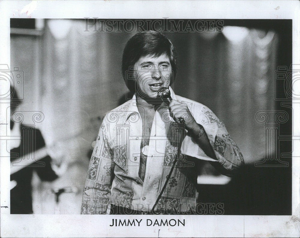 1977 Press Photo Jimmy Damon Singer - Historic Images