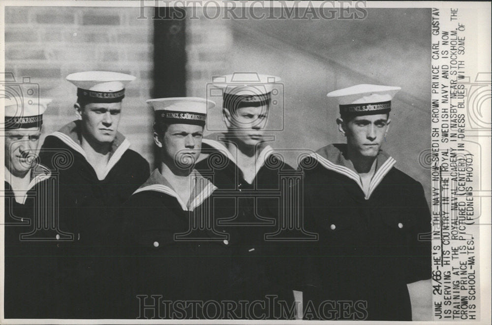 1966 Press Photo Gustav Is Serving His Country In Swedish Navy Now In Training - Historic Images