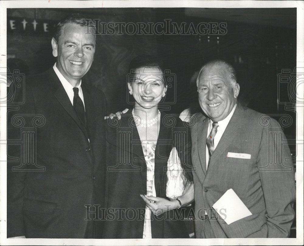 1961 Press Photo Mr Mrs Babbs Former Sheriff Cook County Stardust Hotel Donnell - Historic Images