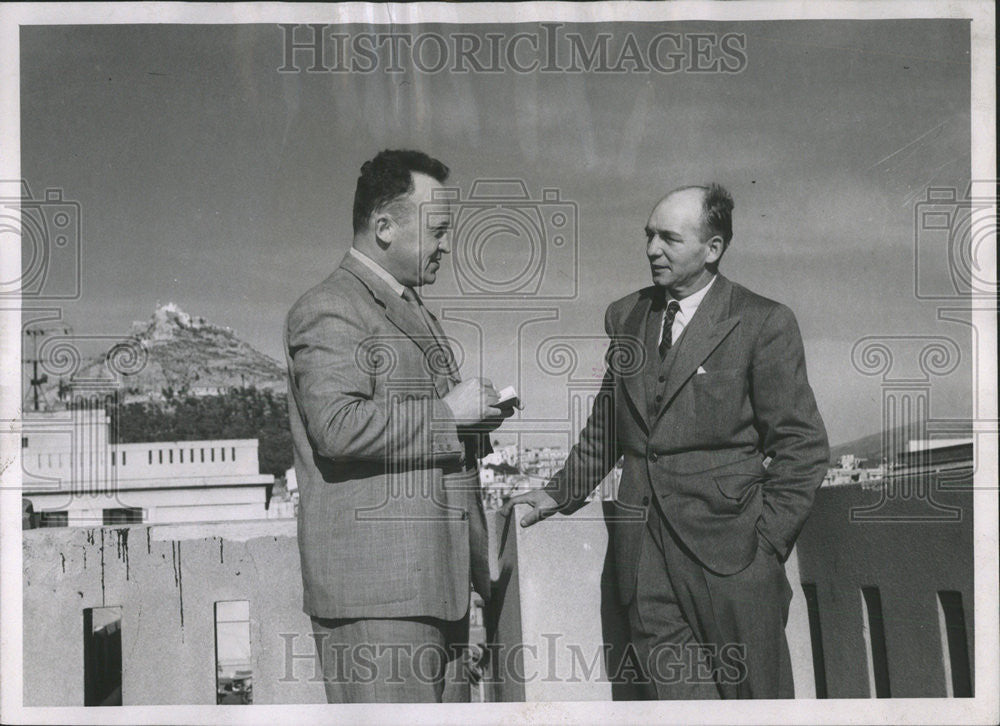 1951 Press Photo Craig Atkins in Greece - Historic Images