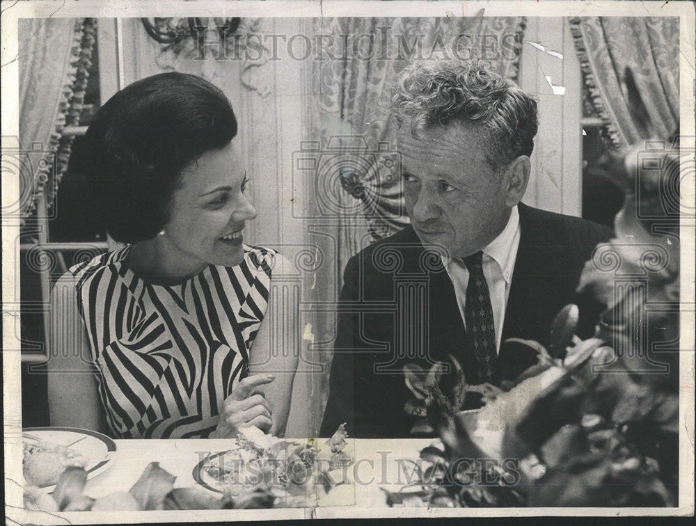 1968 Press Photo Sun Times columnist Max Lerner War Republican nomination Johnso - Historic Images