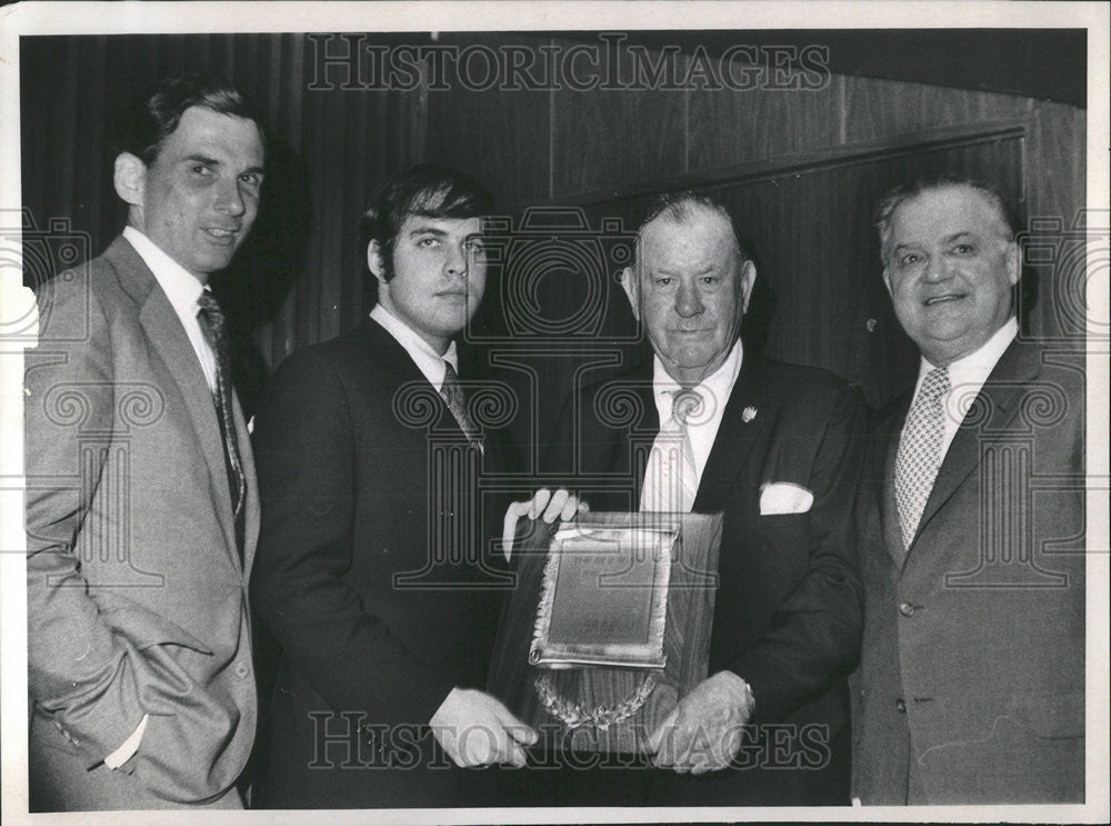 1971 Press Photo William Bishop, Pres Horsemen&#39;s Benevolent - Historic Images