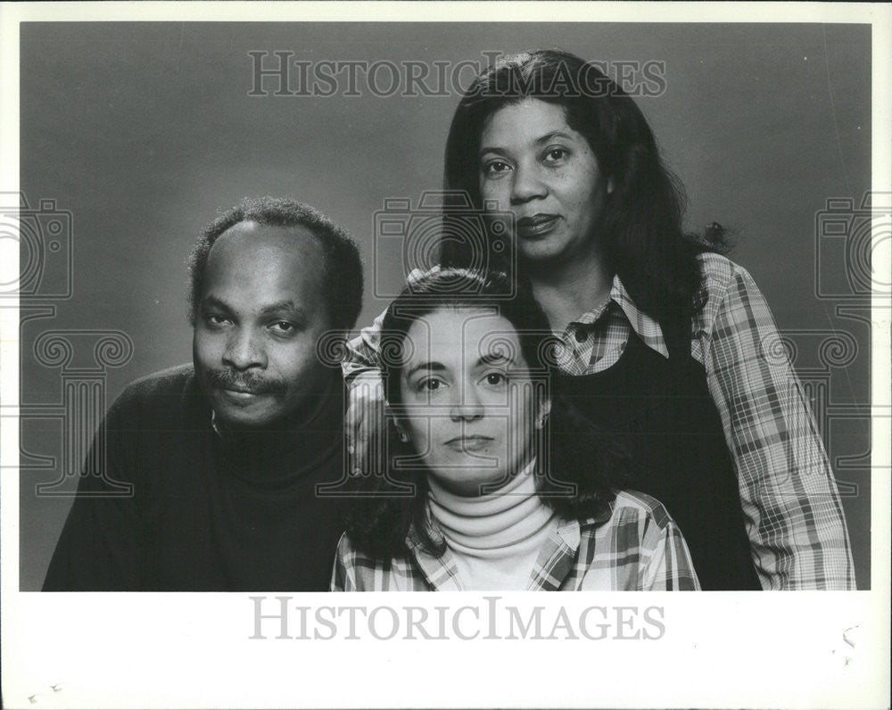 1983 Press Photo Green-Washington &amp; Bob Black For Series On Projects - Historic Images