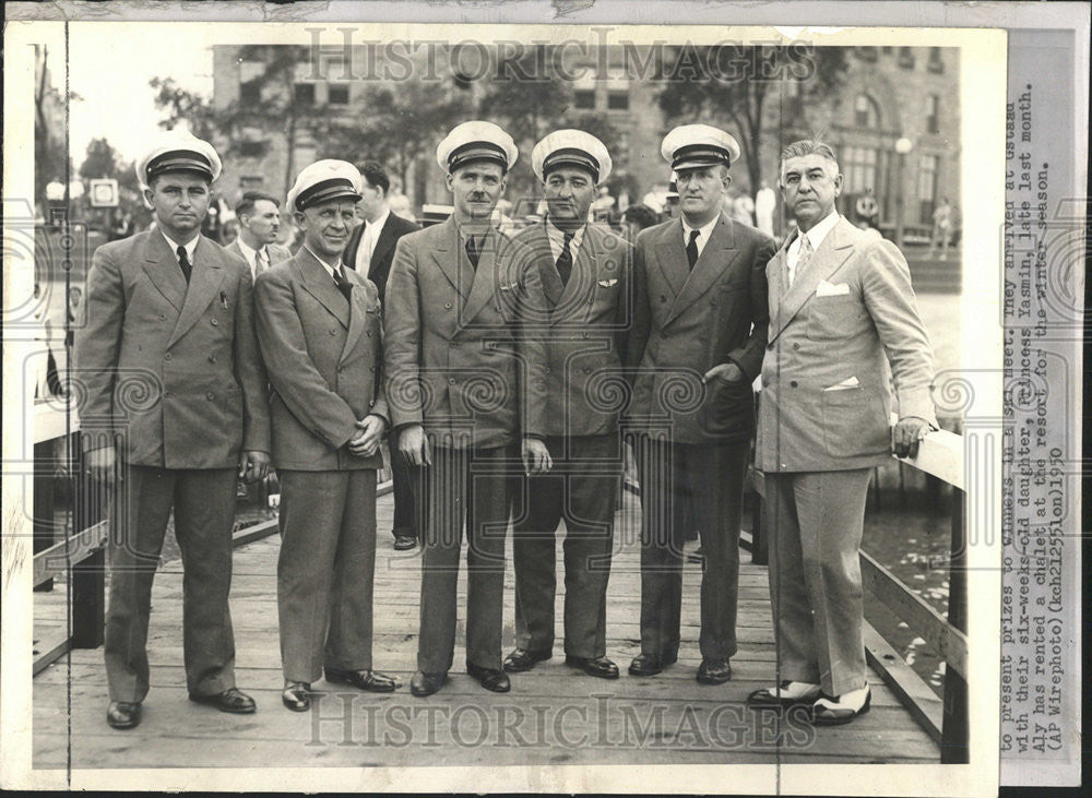 1950 Press Photo Winners of a ski meet - Historic Images