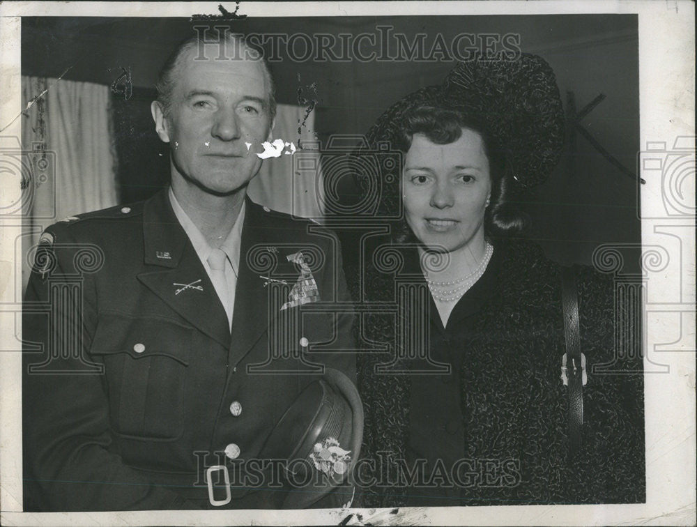 1947 Press Photo Col. and Mrs. Anthony J. Drexel Biddle, Jr. - Historic Images