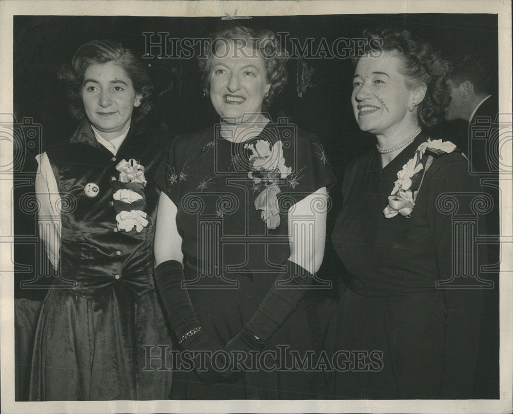 1949 Press Photo Policewomen Yetta Cohen, Ruth Biedermann, Helen Bauer - Historic Images