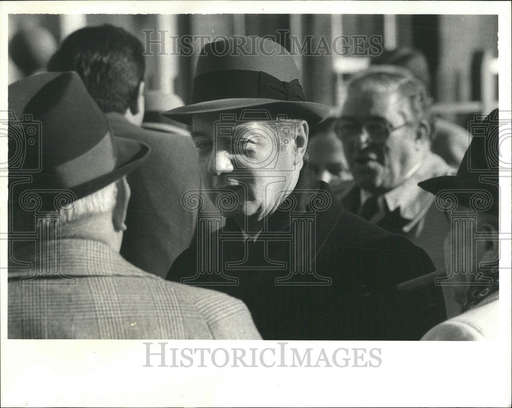 1981 Press Photo P.J. &quot;Parky&quot; Cullerton&#39;s funeral - Historic Images