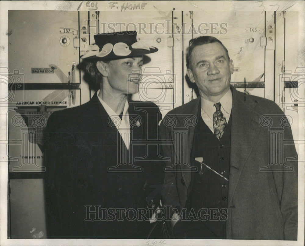 1940 Press Photo Labor Union Leader Warren K. Billings And Wife Josephine - Historic Images