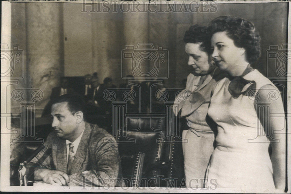 1958 Press Photo Beverly Sturdevant Mae Christiansen Dan Leonardi - Historic Images