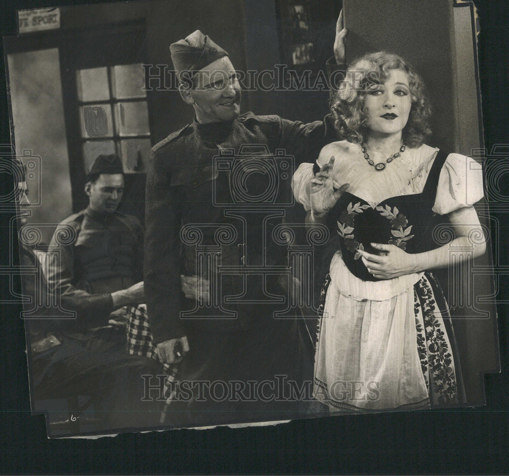 1928 Press Photo Actors Tom Dugan And Mildred Harris In "The Melody Of Love" - Historic Images