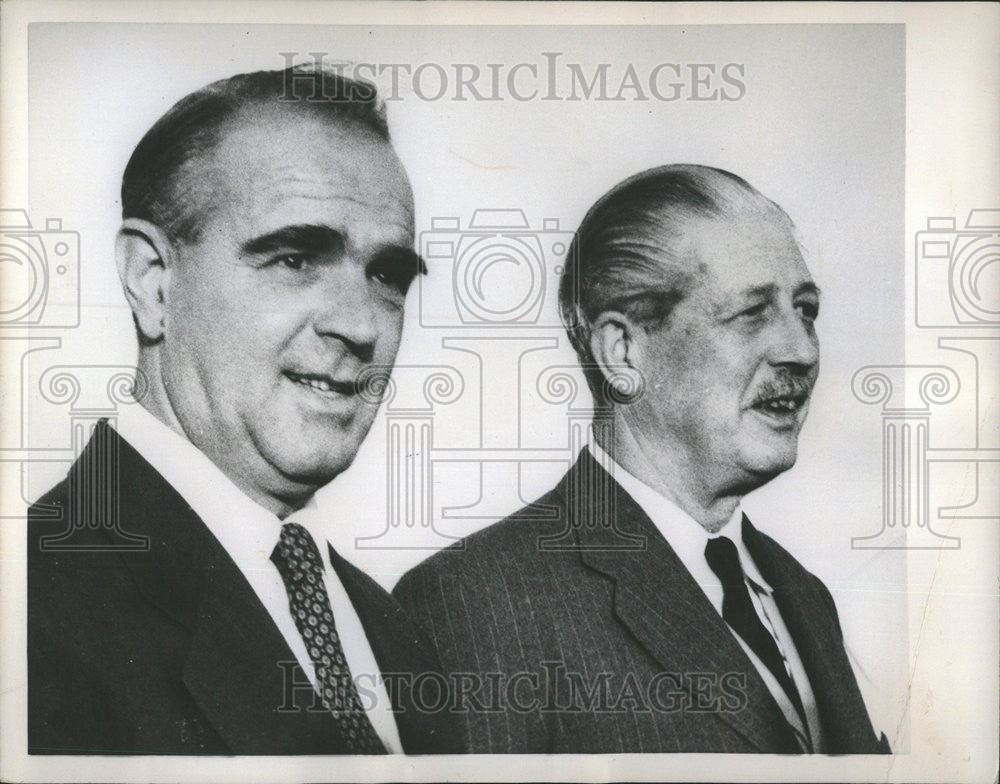 1958 Press Photo Greek Premier Constantine Carmanlis - Historic Images