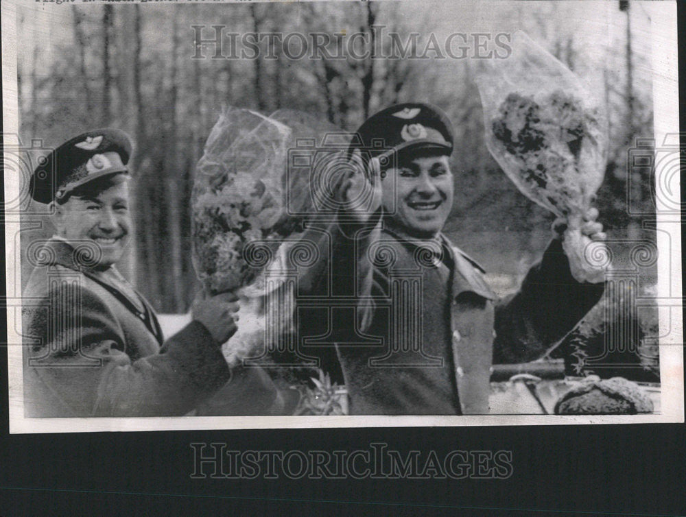 1965 Press Photo Alexei Leonov Pavel Belyayev Soviet Cosmonaut - Historic Images