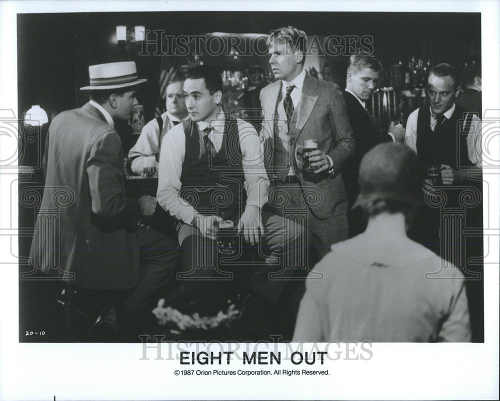 1987 Press Photo Eight Men Out  American Dramatic Sport Film Eliot Asinof John - Historic Images