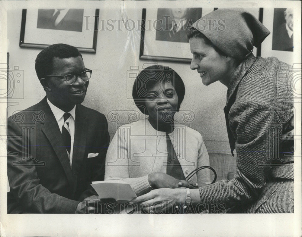 1966 Press Photo James Alter Obese Jecty University College Ghana Cape Coast - Historic Images