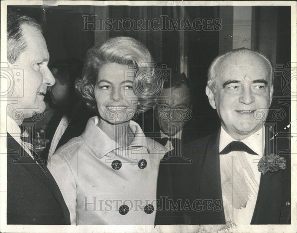 1964 Press Photo Bengellouns Entertainer Spanish Ambassador Antonio Garrigues - Historic Images