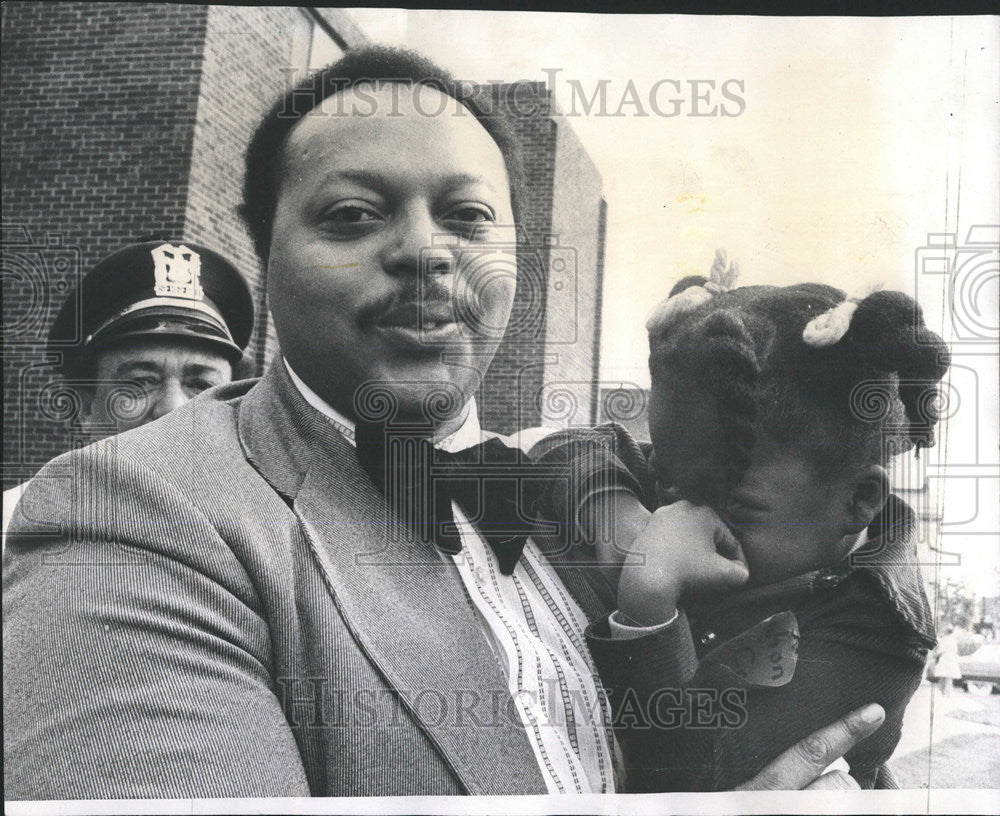 1974 Press Photo Edward Allen Jr. Candidate for Mayor of Chicago - Historic Images