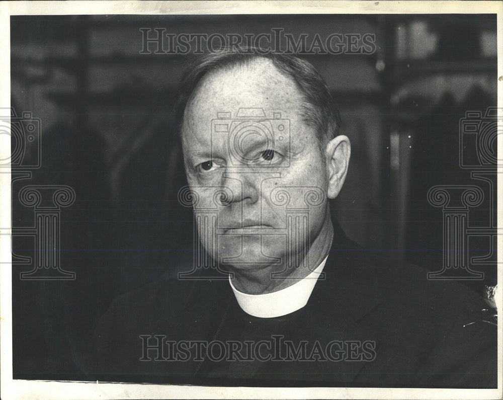 1978 Press Photo Bishop John Allin Urban Bishops Coalition - Historic Images