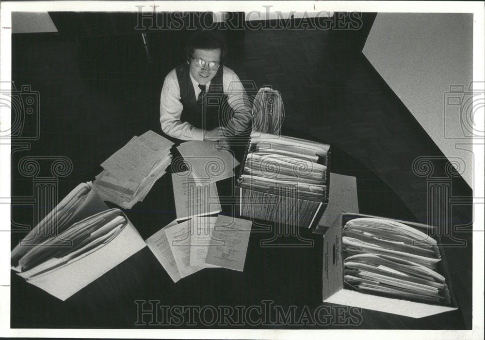 1980 Press Photo Jeff Atkinson Child Custody - Historic Images