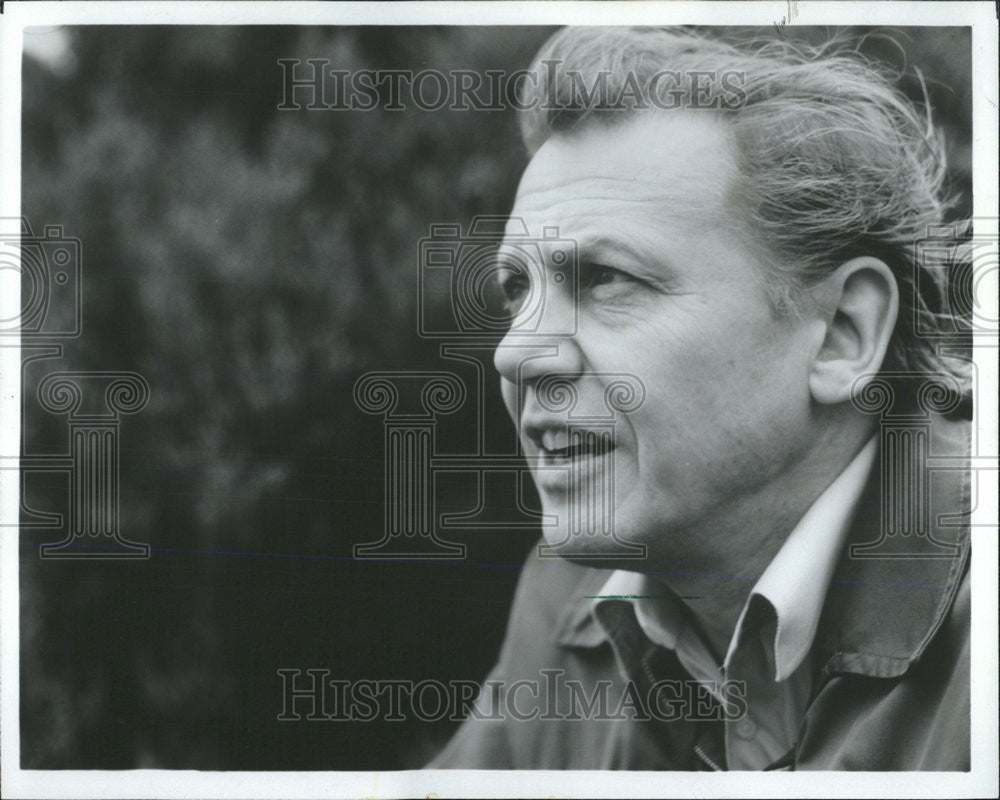 1983 Press Photo David Attenborough British Broadcaster &amp; Naturalist - Historic Images