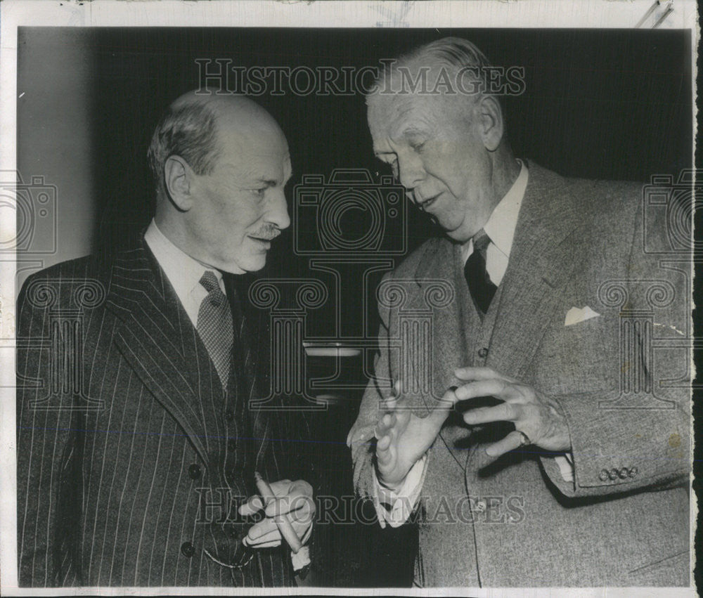 1950 Press Photo British Prime Minister Clement Attlee Historic Images   RSB38833 1200x 