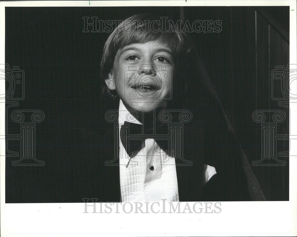 1982 Press Photo Erik Austin National Kidney Foundation Illinois Poster Child - Historic Images