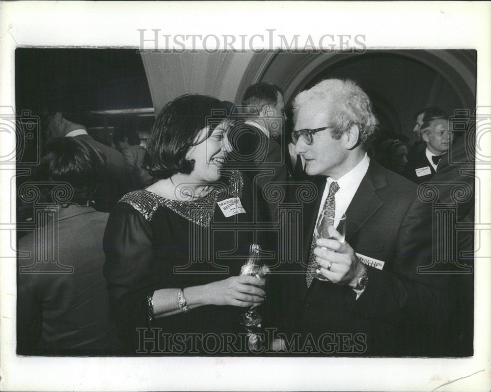 1983 Press Photo Peter Sealy of Atlanta William Donaldson of Stamford David - Historic Images