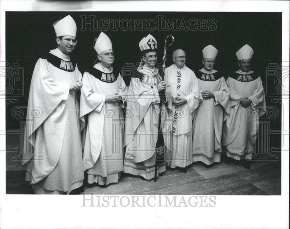 1992 Press Photo Cardinal Joseph Bernardin - Historic Images