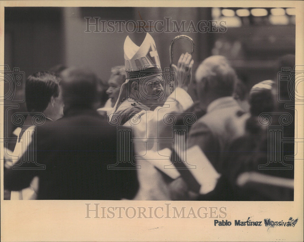 1993 Press Photo Cardinal Joseph Bernardin - Historic Images