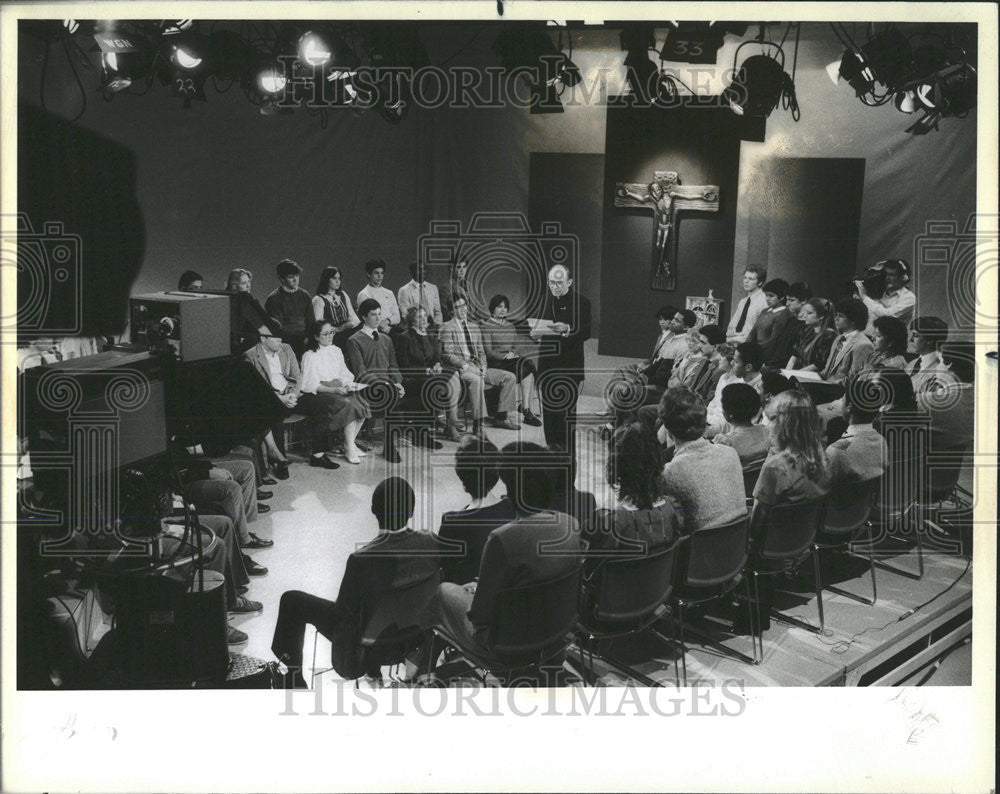 1984 Press Photo Cardinal Joseph L. Bernardin - Historic Images