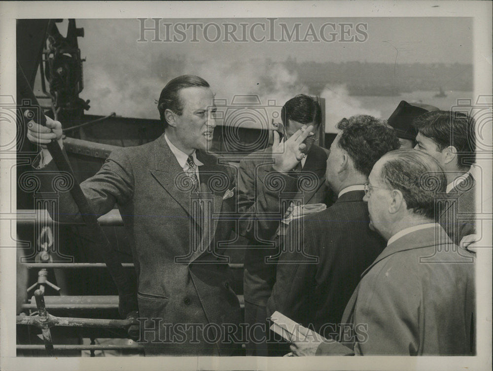 1941 Press Photo Prince Carl Bernadotte of Sweden Roylaty - Historic Images