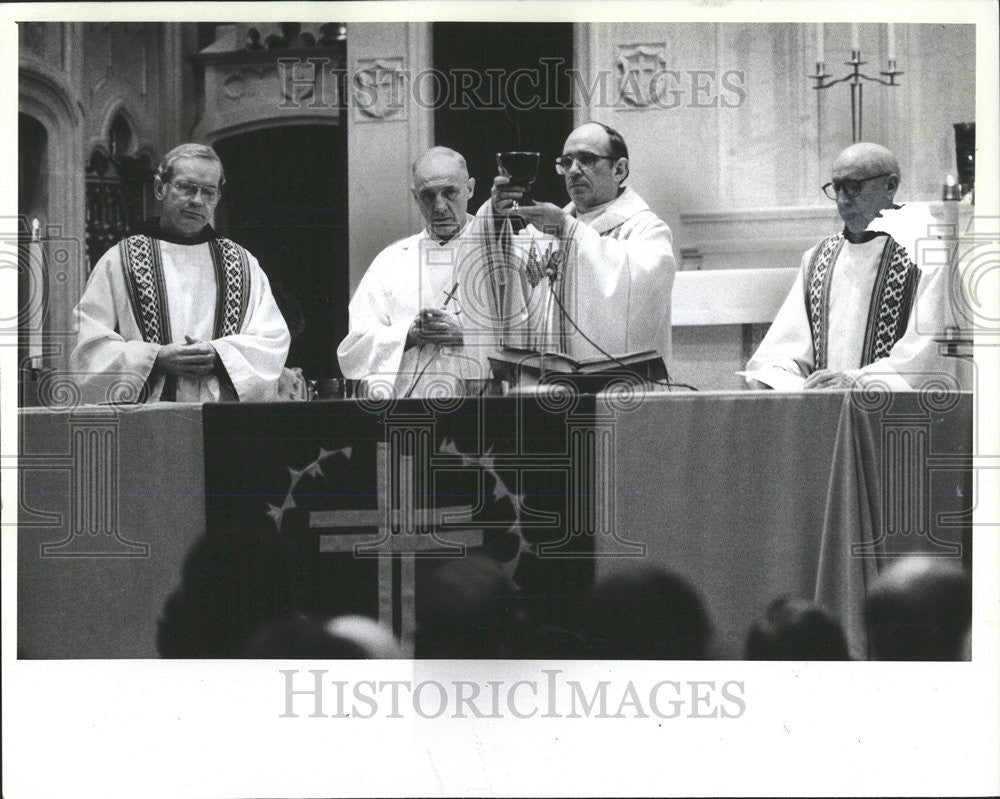 1983 Press Photo Cardinal Joseph Bernardin - Historic Images