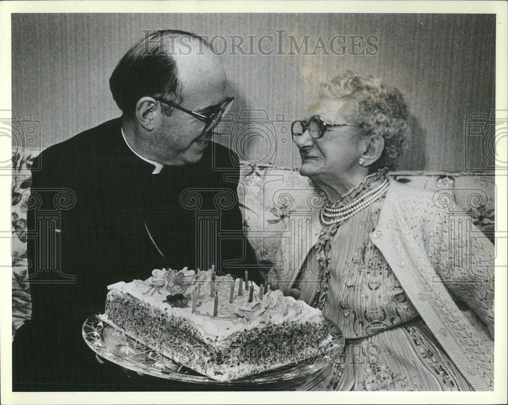 1983 Press Photo Cardinal Bernardin - Historic Images