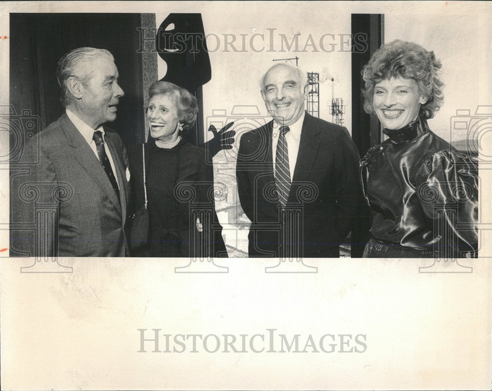 1980 Press Photo Gaylord Donnelly James Bere Ella Strubel First National Bank - Historic Images