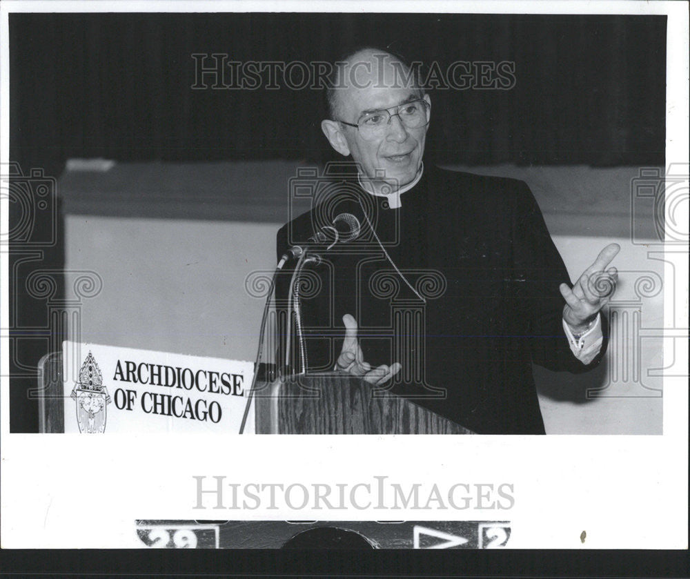 1992 Press Photo Joe Bernardin American Cardinal Catholic Church Archbishop - Historic Images