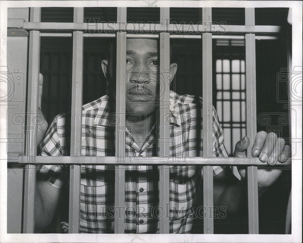 1962 Press Photo Herman Bernette sentenced electric chair Judge John Boyle court - Historic Images