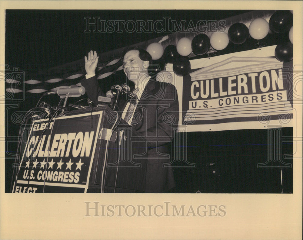 1994 Press Photo John Cullerton Concession Dan Rostenkowski Winning - Historic Images