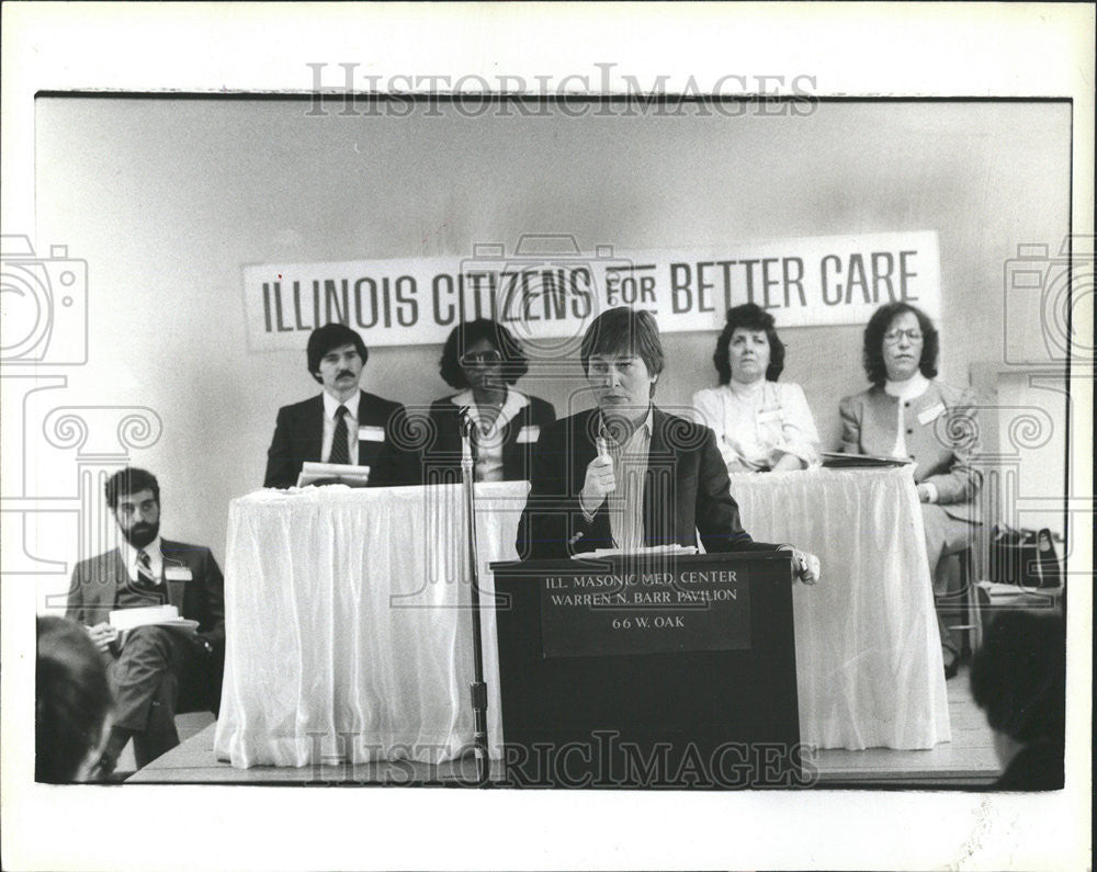 1983 Press Photo State Rep. Barbara Flynn Currie Take Seminar - Historic Images