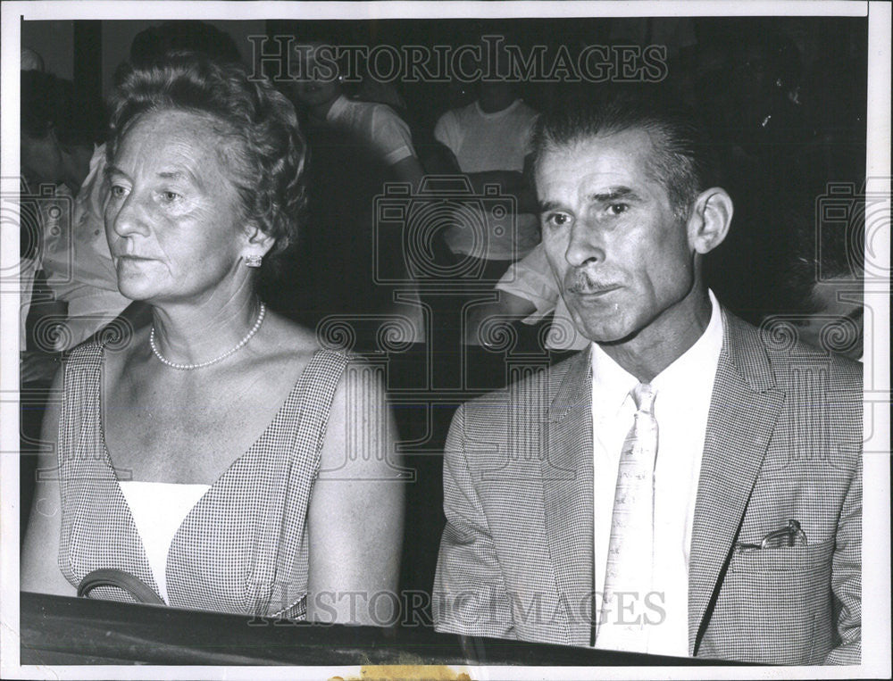 1960 Press Photo Heinz Dalibozak Harold Dalibosak Betsy Bennam Erna killer - Historic Images